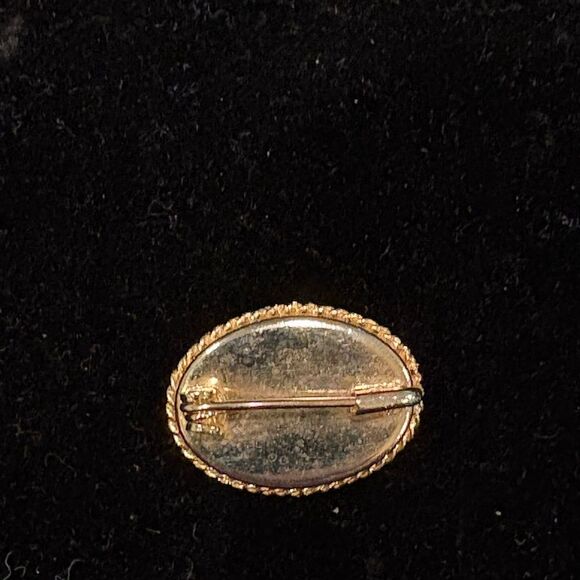 VTG Floral Micro Mosaic Brooch - Picture 3 of 3